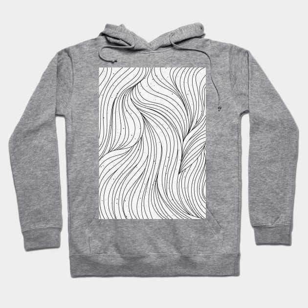 Waves Hoodie by MarinaDemidova